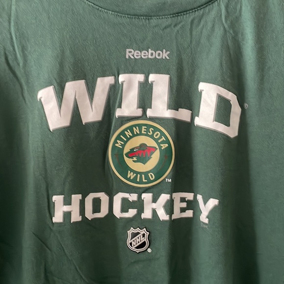 Kids Reebok MN Wild T-shirt - Picture 3 of 4